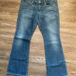 GAP Women's Wide Leg Jeans in Deep Blue